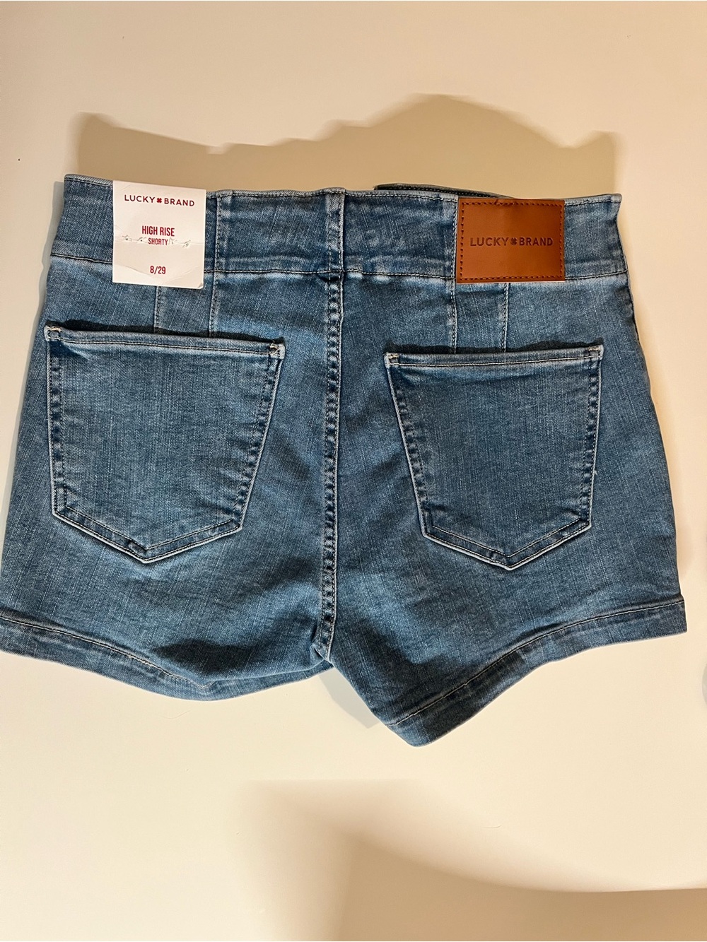 Lucky Brand High-Waist Blue Denim Shorts